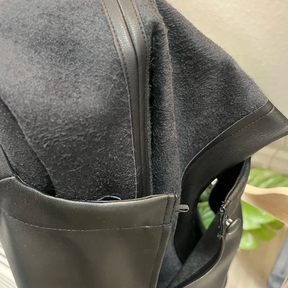 EVEREVE Ava Faux Leather Black Vest Tank Size Large - Picture 5 of 5